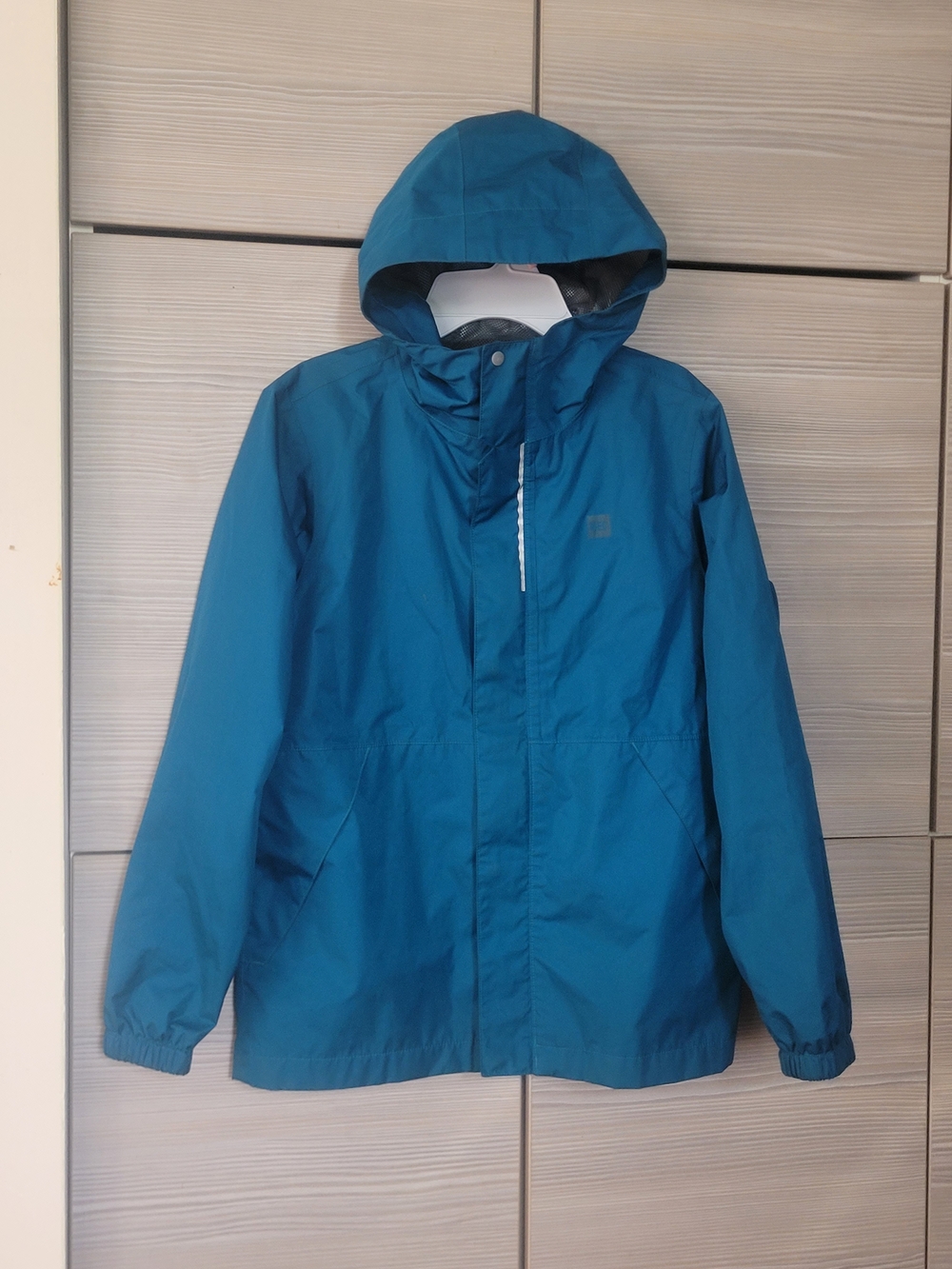 MEC Aquanator Youth Kids Rain jacket Teal Blue,size 12